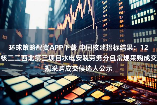 环球策略配资APP下载 中国核建招标结果：12中国核建中核二二西北第三项目水电安装劳务分包常规采购成交候选人公示
